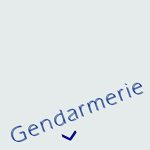 KEPIS GENDARMERIE AVEC GALONS ET INSIGNES